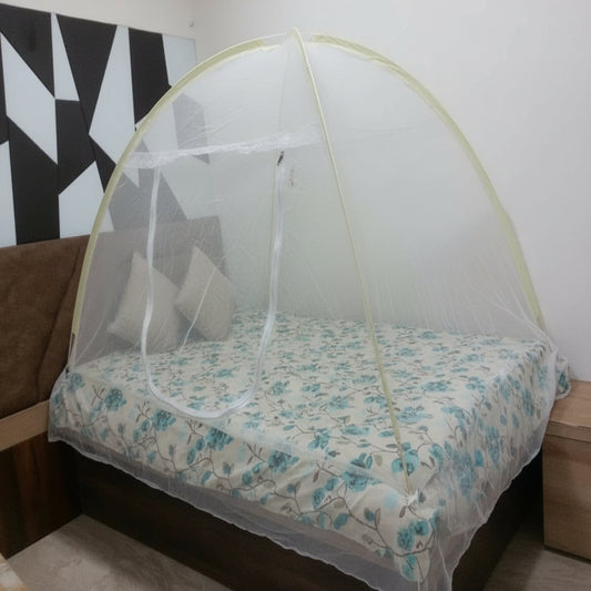 Yellow Mosquito Net for Double Bed 6'*6.5'