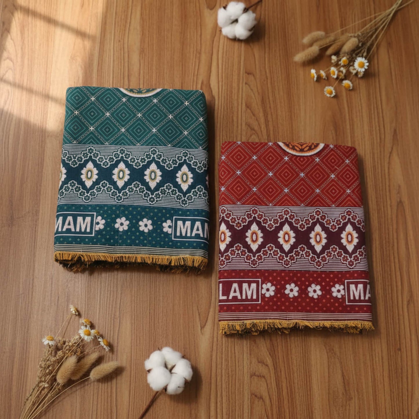 Solapur Chaddar  Cotton Blanket 60 * 90" Inches