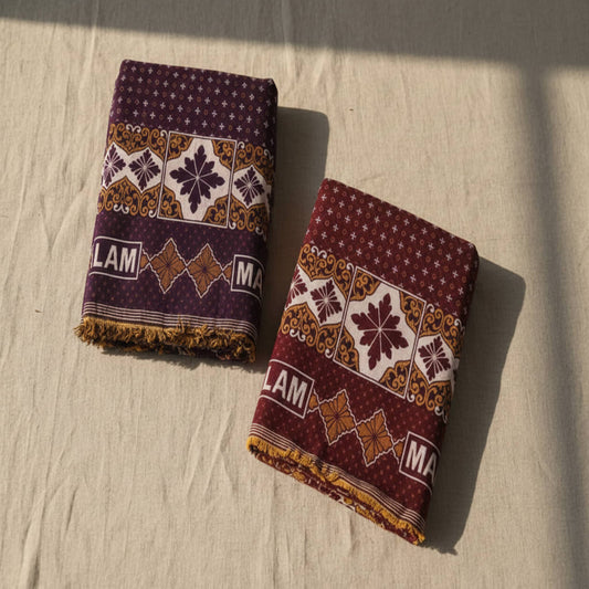 Solapur Chaddar  Cotton Blanket 60 * 90" Inches