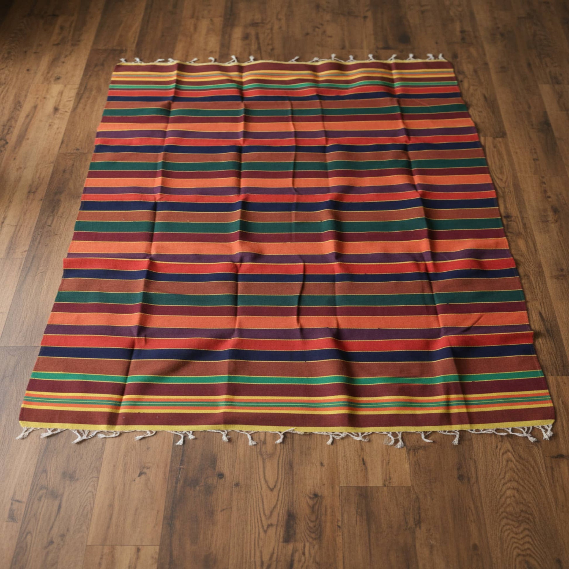Cotton Shataranji Mat for Floor Sitting & Pooja | Traditional Satranji