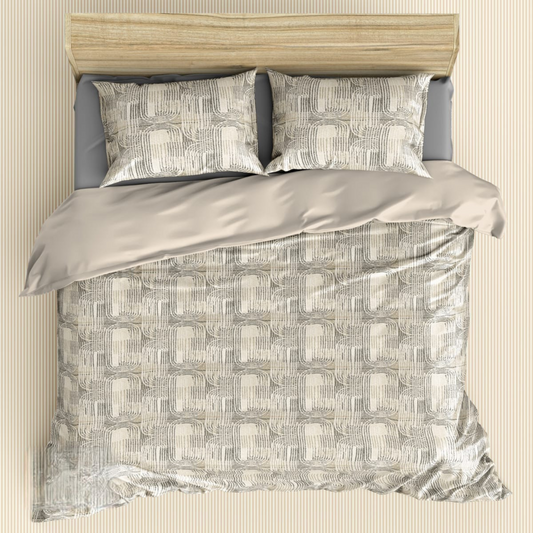 Beige Super King Size Bed Sheets 