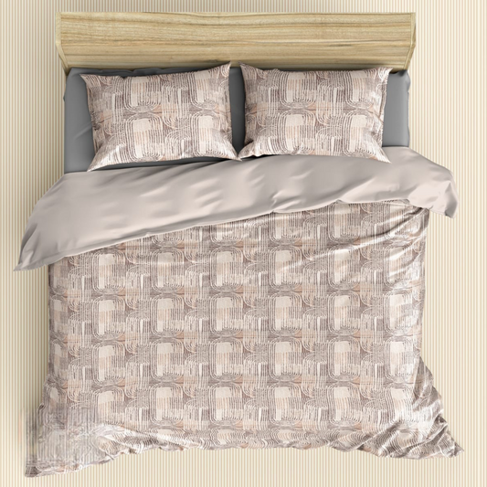 Beige Super King Size Bed Sheets 